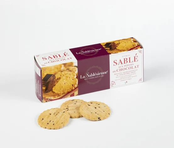 Sablé pépites de chocolat étui 125 g